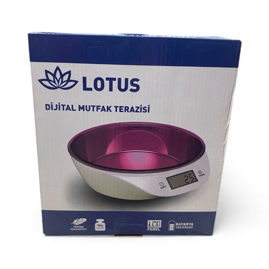 Lotus dijital mutfak terazisi